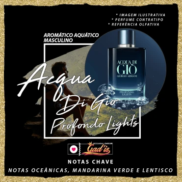 Perfume Similar Gadis 1087 Inspirado em Acqua di Giò Profondo Lights Contratipo